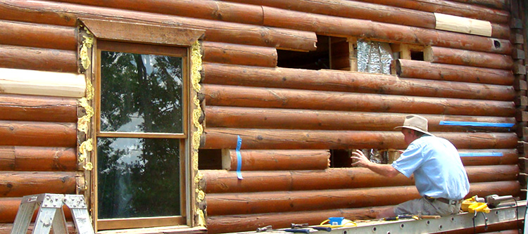 Log Home Repair Cloverdale, Alabama