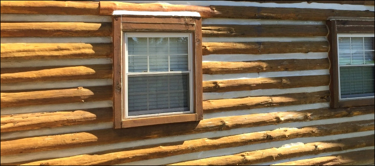 Log Home Whole Log Replacement  Florence, Alabama